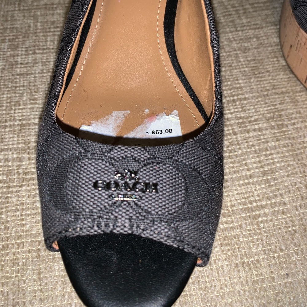 Coach wedge new